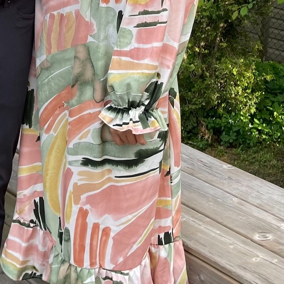 SHEIN multicolour dress with cut-out - Picture 2 of 3